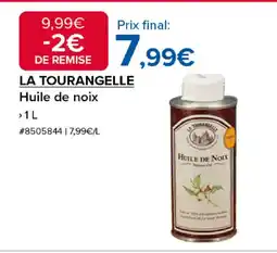 Costco LA TOURANGELLE Huile de noix offre