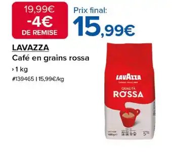 Costco LAVAZZA Café en grains rossa offre