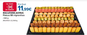 Costco BISCUITERIE ASTRUC Plateau 88 mignardises offre