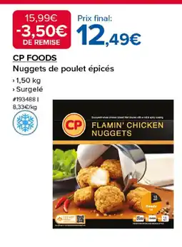 Costco CP FOODS Nuggets de poulet épicés offre
