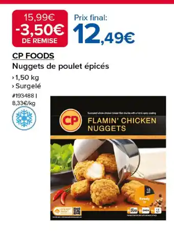 Costco CP FOODS Nuggets de poulet épicés offre