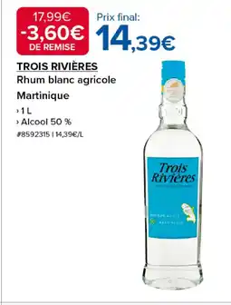 Costco TROIS RIVIÈRES Rhum blanc agricole Martinique offre