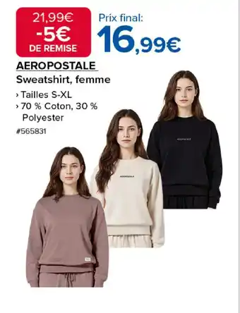 Costco AEROPOSTALE Sweatshirt, femme offre