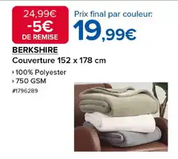 Costco BERKSHIRE Couverture offre