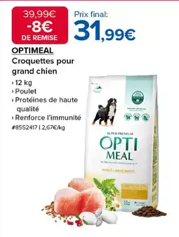 Costco OPTIMEAL Croquettes pour grand chien offre