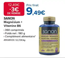 Costco SANON Magnésium + Vitamine B6 offre