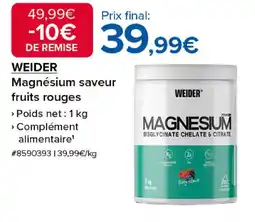 Costco WEIDER Magnésium saveur fruits rouges offre