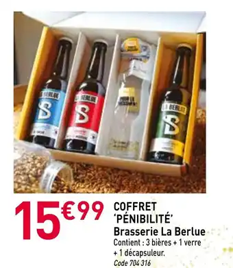 RAGT Jardin & Maison BRASSERIE LA BERLUE Coffret pénibilité offre