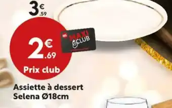 Maxi Bazar Assiette à dessert Selena offre