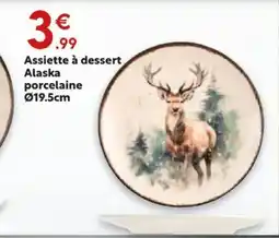 Maxi Bazar Assiette à dessert porcelain offre