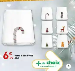 Maxi Bazar Verre à eau Boros offre