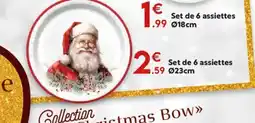 Maxi Bazar Set de 6 assiettes offre