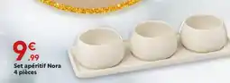 Maxi Bazar Set apéritif Nora 4 pièces offre