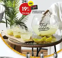 Maxi Bazar Saladier et louche à cocktail offre