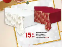 Maxi Bazar Nappe Sapin offre