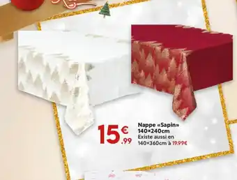 Maxi Bazar Nappe Sapin offre