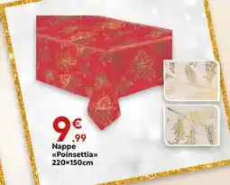 Maxi Bazar Nappe Poinsettia offre