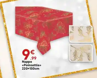 Maxi Bazar Nappe Poinsettia offre