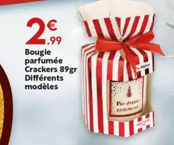Maxi Bazar Bougie parfumée Crackers offre
