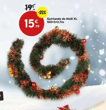 Maxi Bazar Guirlande de Noël XL offre