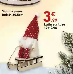 Maxi Bazar Lutin sur luge offre