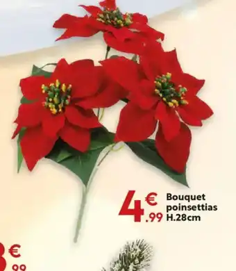 Maxi Bazar Bouquet poinsettias offre