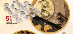 Maxi Bazar Lot de 18 emporte-pièces offre