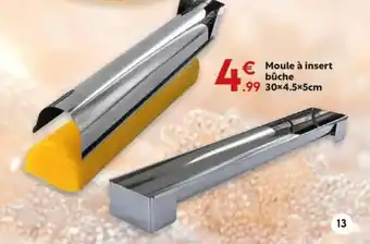 Maxi Bazar Moule à insert bûche offre