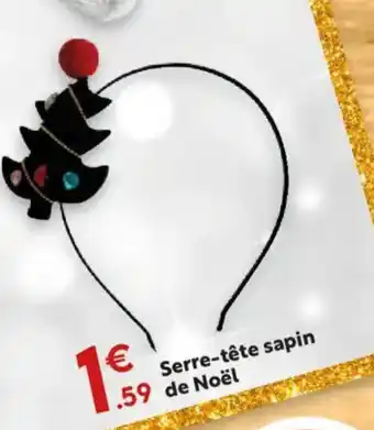 Maxi Bazar Serre-tête sapin de Noël offre