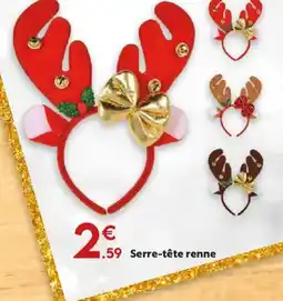 Maxi Bazar Serre-tête renne offre