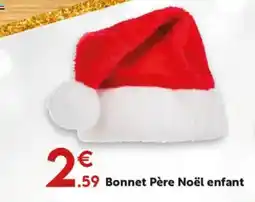 Maxi Bazar Bonnet Père Noël enfant offre