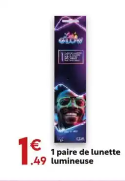 Maxi Bazar 1 paire de lunette lumineuse offre