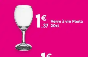 Maxi Bazar Verre à vin Paola offre