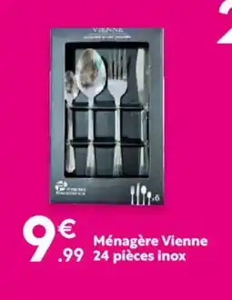 Maxi Bazar Ménagère Vienne 24 pièces inox offre