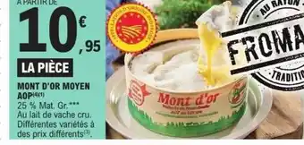 E.Leclerc Express Mont d'or moyen aop offre