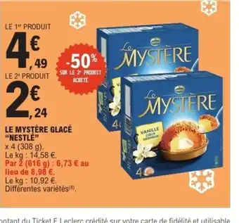 E.Leclerc Express NESTLÉ Le mystère glacé offre