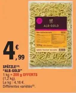 E.Leclerc Express ALB-GOLD Spätzle offre