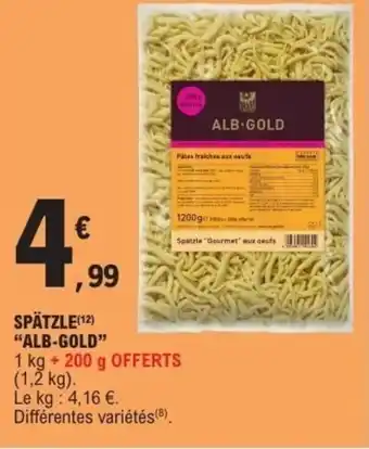 E.Leclerc Express ALB-GOLD Spätzle offre