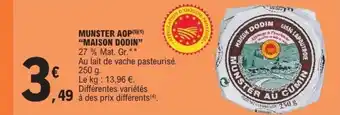 E.Leclerc Express MAISON DODIN Munster aop offre