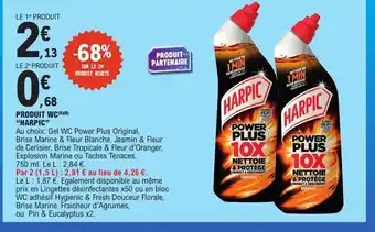 E.Leclerc Express HARPIC Produit wc offre