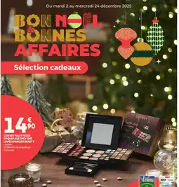 Auchan Coffret palettes de maquillage only one lovely parisax beauty offre