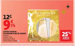 Auchan Coffret parfum goldissime ulric de varens offre