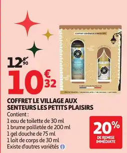 Auchan Coffret le village aux senteurs les petits plaisirs offre