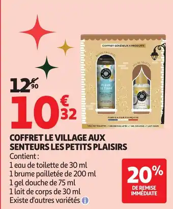 Auchan Coffret le village aux senteurs les petits plaisirs offre