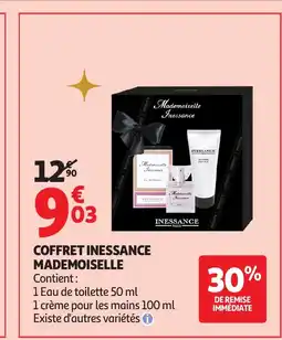 Auchan Coffret inessance mademoiselle offre