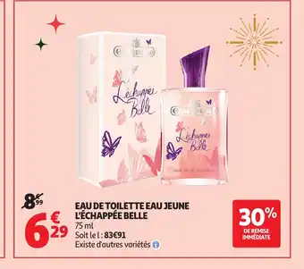 Auchan Eau de toilette eau jeune l'échappée belle offre