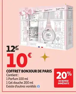 Auchan Coffret bonjour de paris offre