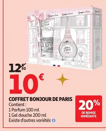 Auchan Coffret bonjour de paris offre