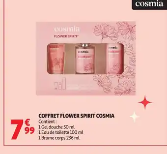 Auchan COSMIA Coffret flower spirit offre
