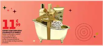 Auchan Coffret soin corps body luxurious à la vanille offre